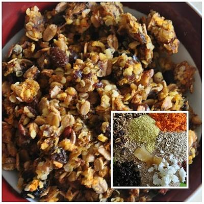 Granola z marchewką i olejem kokosowym