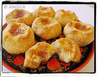 Kokosanki na miodzie - Coconut & Honey Cookies - Biscotti al cocco e miele