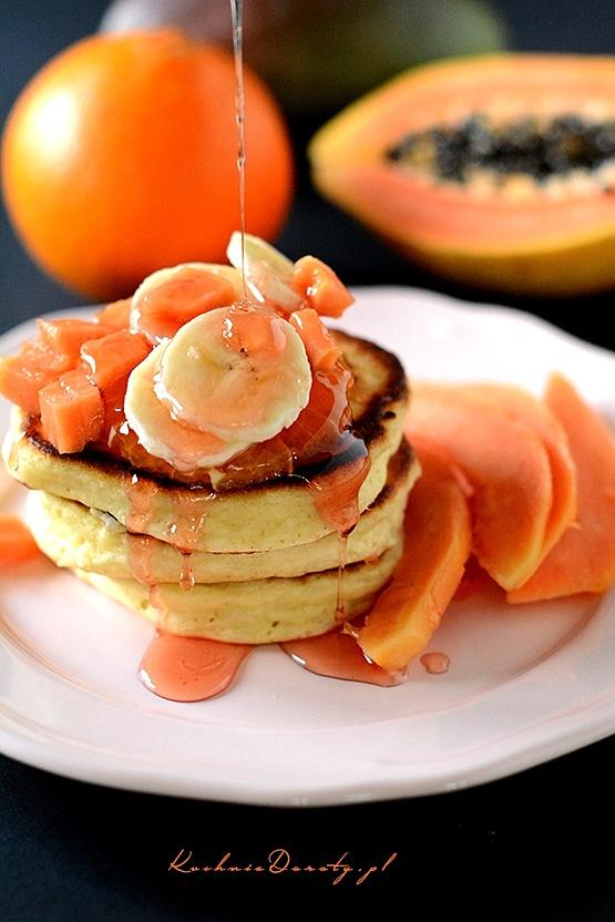 Pancakes z jogurtem greckim – placki śniadaniowe