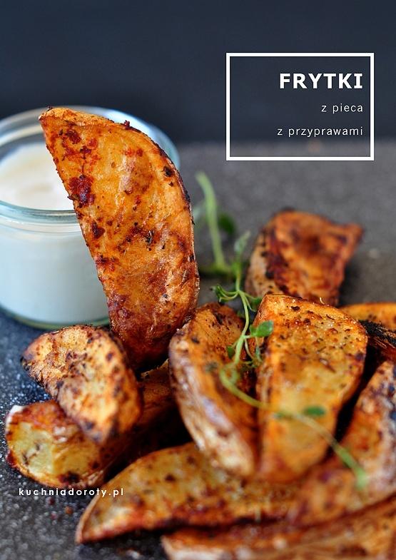 Frytki z pieca z przyprawami