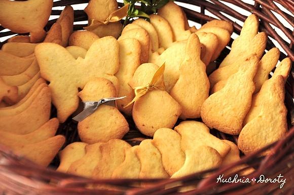 Wiosenne ciasteczka pomarańczowo-waniliowe