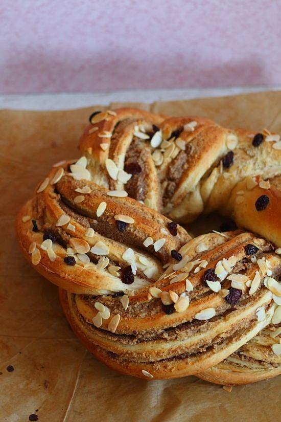 Orzechowy warkocz drożdżowy Thermomix