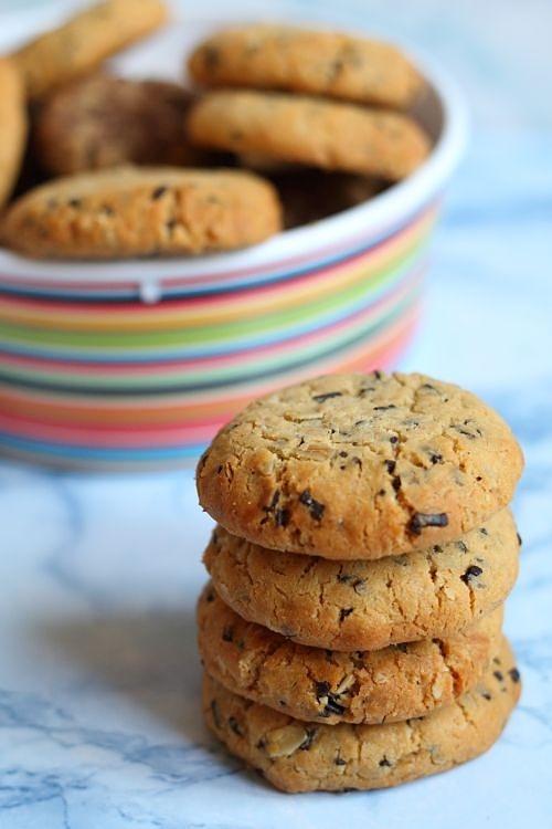 Ciasteczka z masłem orzechowym i czekoladą Thermomix