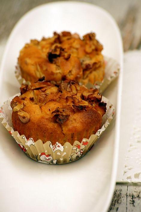 Muffiny z jabłkami