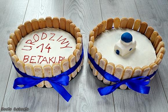 Grecki tort na urodziny strony internetowej