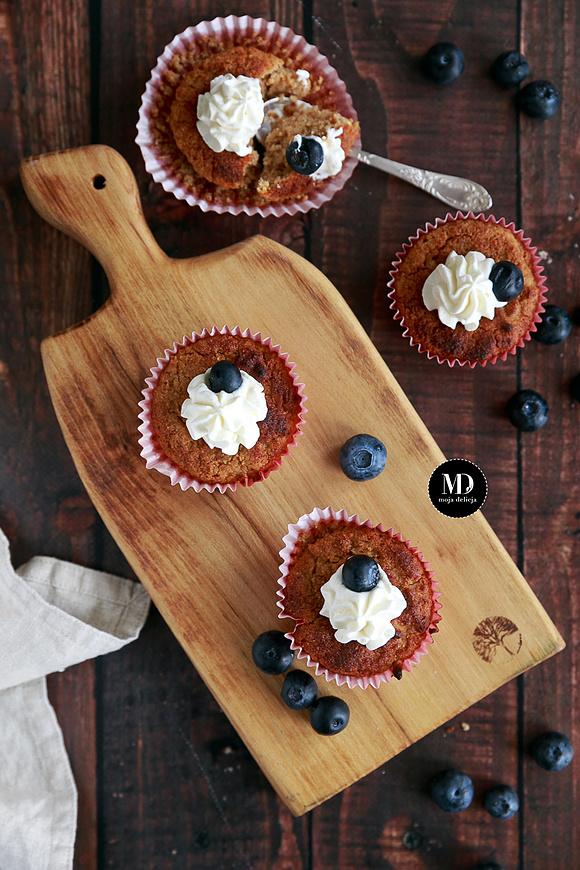 Zdrowe muffinki na mące kokosowej bez cukru i glutenu