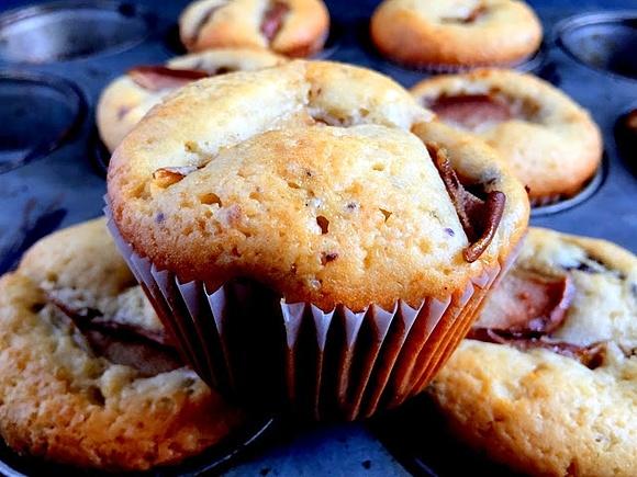 Muffiny z czekoladą i gruszką