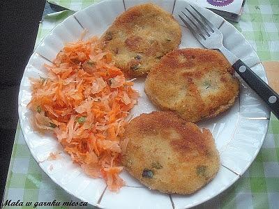 Kotlety ziemniaczane ze szczypiorkiem