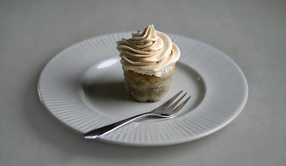 Bananowe muffiny z kremem