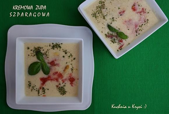 Kremowa zupa szparagowa