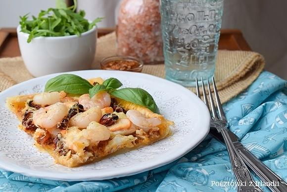 Tarta rybaka z suszonymi pomidorkami