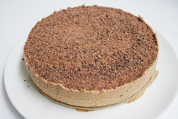 Pomarańczowo czekoladowy tort z orzechów nerkowca