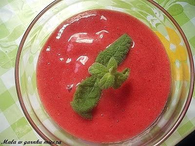 Sorbet truskawkowo-bananowy