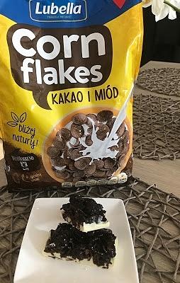Śniadaniowe batoniki z płatków lubella corn flakes kakao i miód