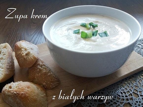 Zupa krem z białych warzyw
