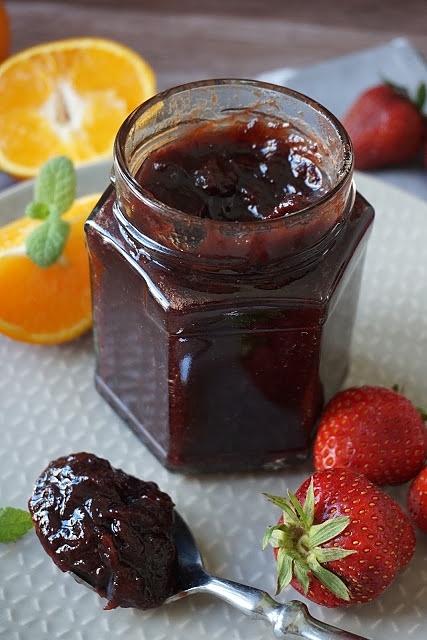 Dżem truskawkowo-pomarańczowy
