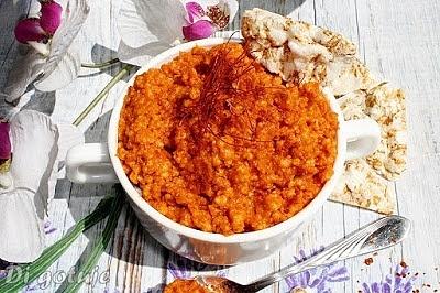 Paprykarz warzywny z kaszą jaglaną