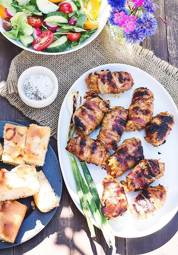 Grillowane roladki z kurczaka