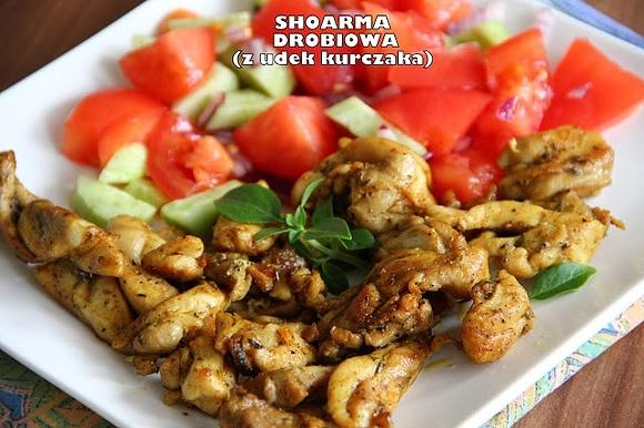 Shoarma drobiowa z udek kurczaka