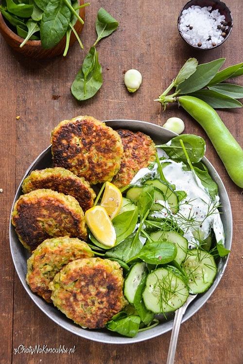 Kotlety z bobu i kaszy bulgur