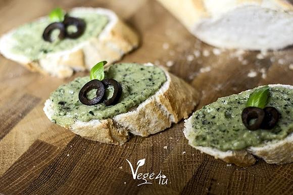 Pasta kanapkowa z gorgonzolą i cukinią