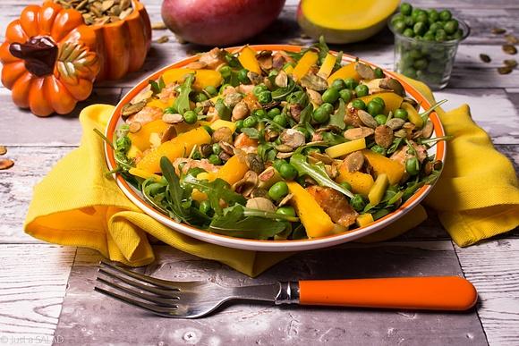 Jesienna egzotyka z łososiem, dynią i mango