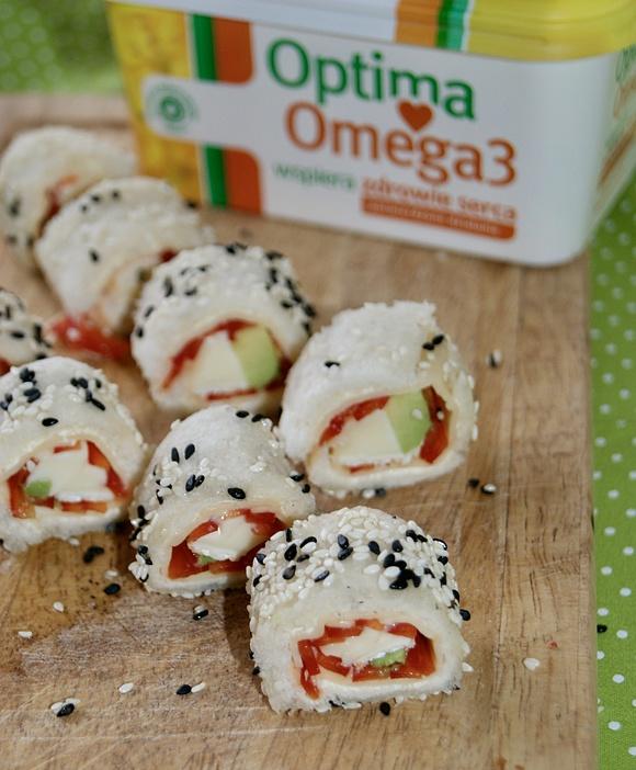 Piknikowe roladki chlebowe ala sushi