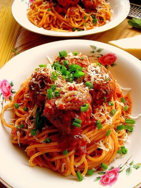 Spaghetti z klopsikami