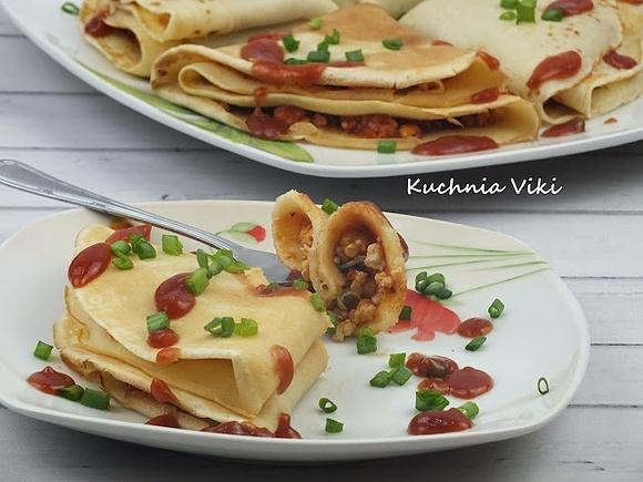 Obiad na szybko z naleśnikami Bolognese