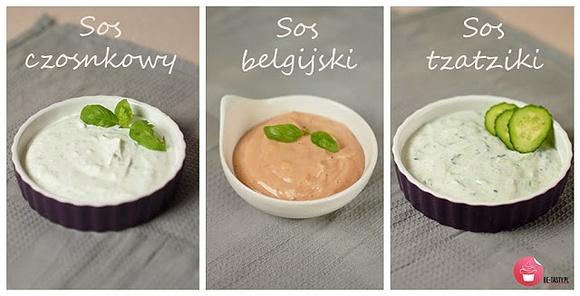 Sosy czosnkowy, belgijski i tzatziki - przepisy na pyszne sosy