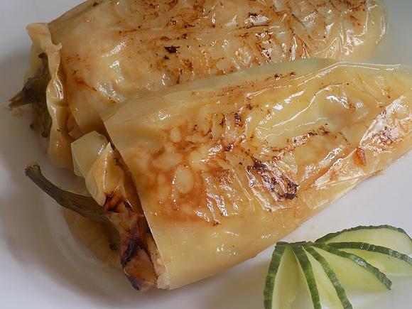 Papryka faszerowana mięsem mielonym i ryżem