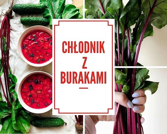 Królewski chłodnik buraczany z krakusem