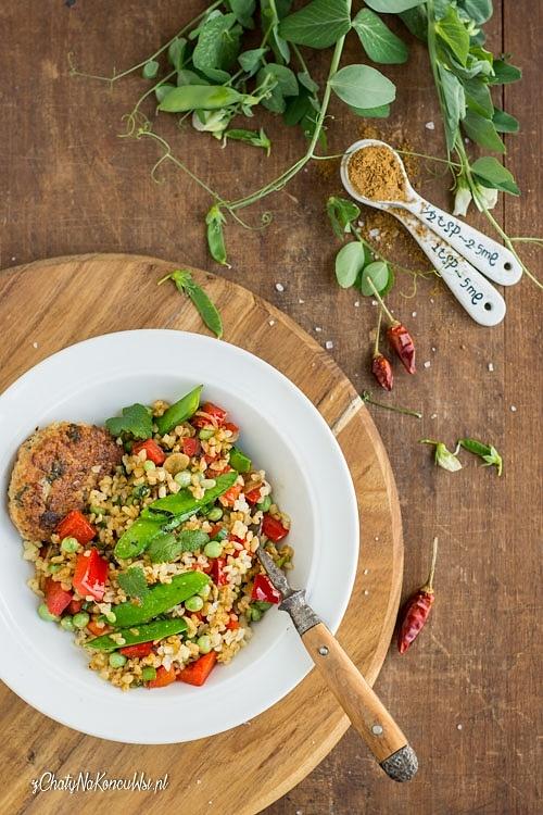 Kasza bulgur z warzywami