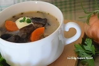 Zupa z młodych grzybów