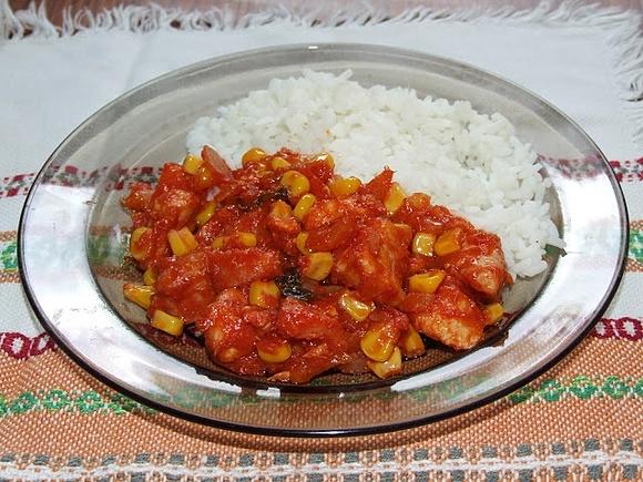 Kurczak w sosie słodko-kwaśnym