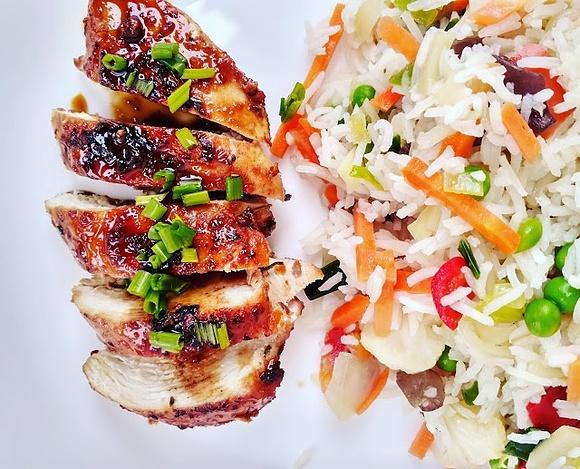 Kurczak w sosie teriyaki