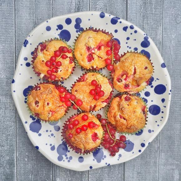 Muffinki z porzeczkami