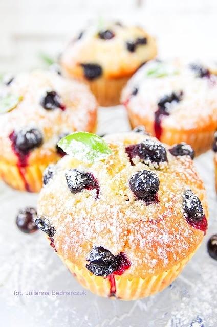 Muffinki z porzeczkami