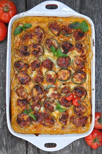 Lasagne z cukinii - zdrowa zapiekanka z warzyw
