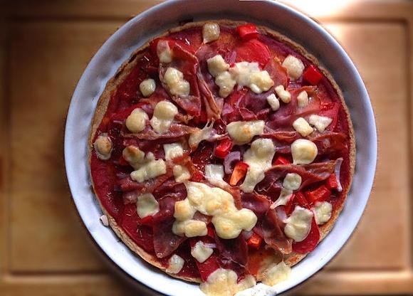 Pizza na spodzie owsianym bezglutenowa