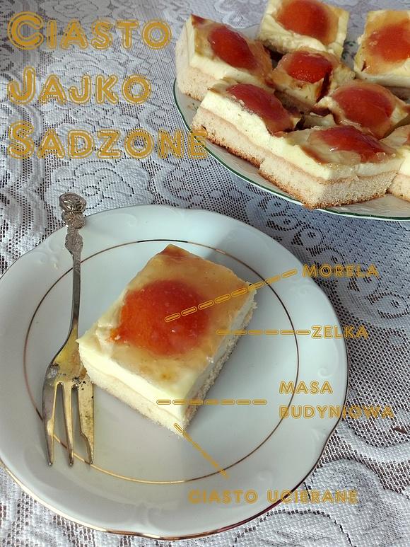 Spiegeleierkuchen z morelami – ciasto jajka sadzone