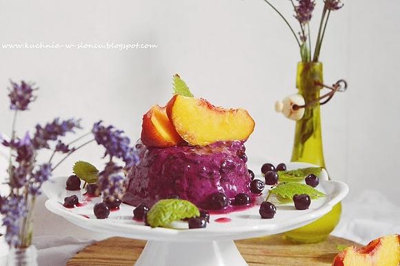 Jagodowa panna cotta