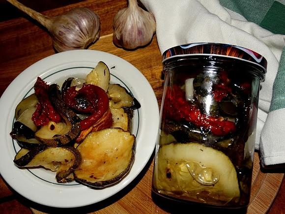 Grillowana cukinia w oliwie