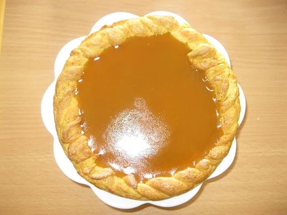 Karmelowo-jabłkowa glazura do tart