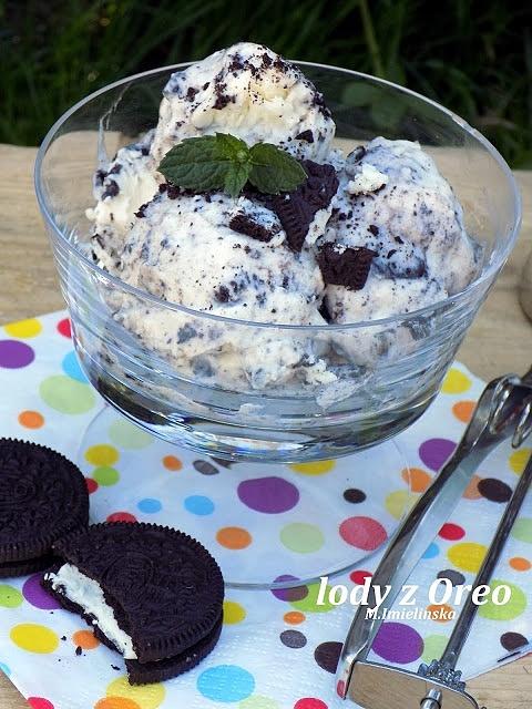 Lody z Oreo