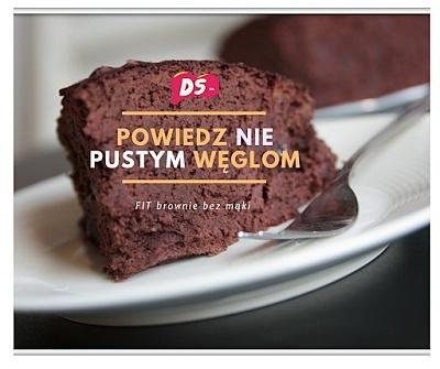 Fit brownie czekoladowe ciasto dietetyczne