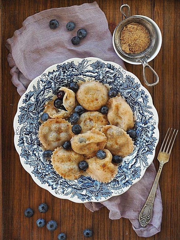 Pierogi z borówkami