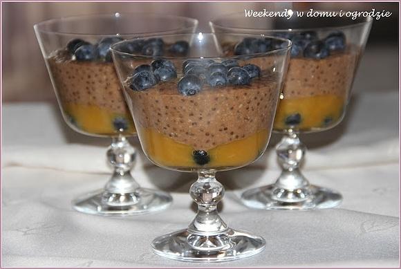 Karobowy pudding z tapioki