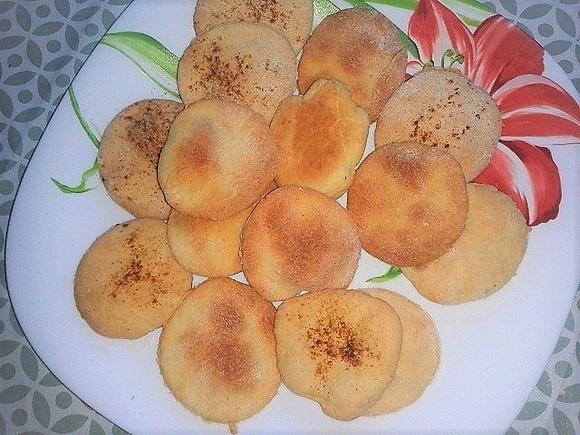 Ciasteczka a'la podpłomyki do dipu