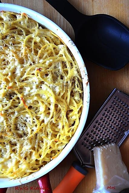 Spaghetti zapiekanka